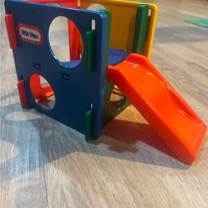 Vintage Little Tikes Multicolor Activity Cube with Slide